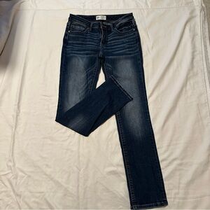 BKE Stella Dark Blue Straight Leg Women's Jeans